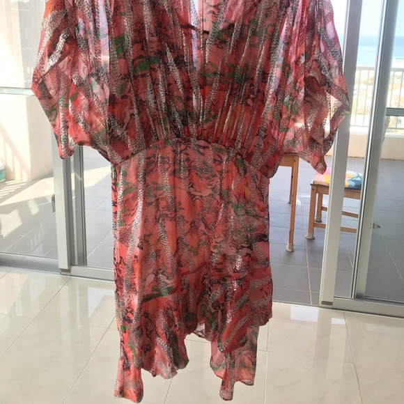 🌟SOLD🌟 IRO metallic silk dress - Picture 2 of 4